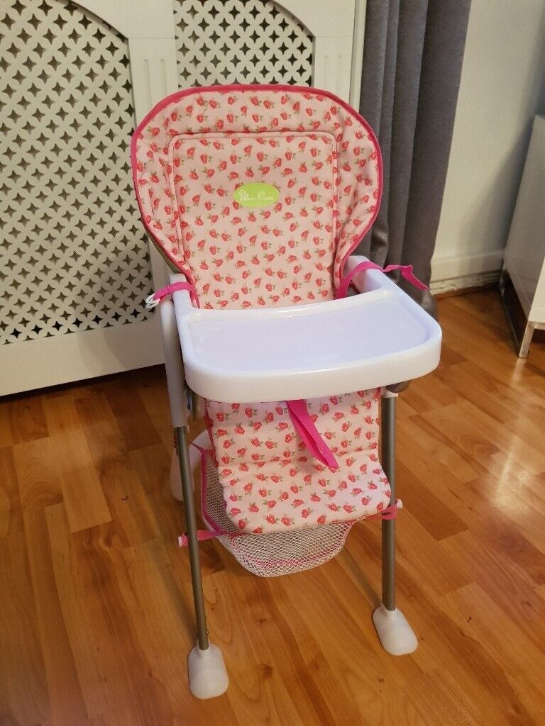 silver cross dolls high chair